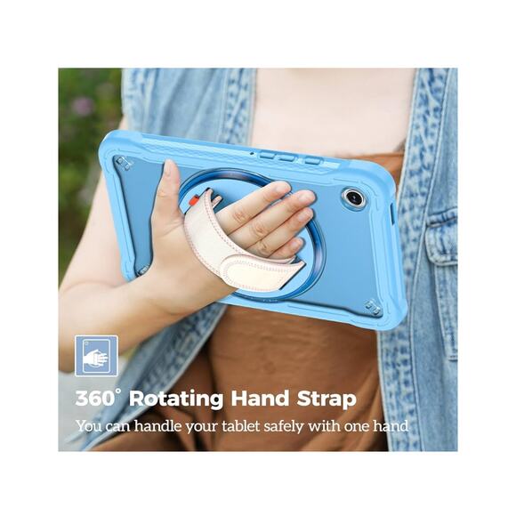 ProCase Compatible Galaxy Tab A9 8.7” Heavy Duty, Rotatable SM-X110/X115/X117 - Picture 5 of 9